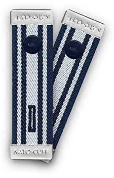 Nato Cuff - Enrolle Sus Mangas con Elegancia - No más dobladillos en Sus Camisas - Soporte para Mangas de Camisa - Puño elástico Antideslizante (Jaxson)