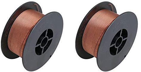 0.8mm Mild Steel Mig Welder Welding Wire Spool Gas Argon CO2 1.0kg Reel 2pk