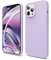 elago Premium Silicone Case for iPhone 12 Pro Max (6.7), Full Body Protection : 3 Layer Shockproof Cover (Lavender)