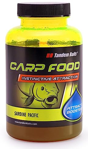 Tandem Baits Karpfen Futter Angelfutter Aroma Attract Booster 300 ml Pazifische Sardine