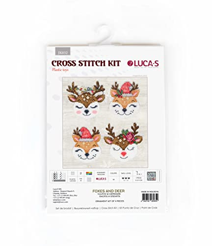 Luca-S Toys Cross Stitch Kits - Foxes and Deer JK032