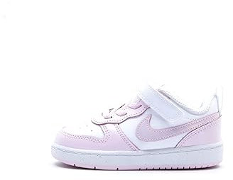 Nike Court Borough Low 2 Se, Sneaker Bambini e Ragazzi, White/Pink Foam, 18.5 EU
