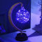 HFHungkeong 3D Magisches Mondlicht LED Dekorationslicht Stern Mond-Nachtlicht Weihnachtsdekorationslicht LED Modellierungslicht Eisen Nachtlicht LED Tischlampe Heimdekorationslicht(Runder Ball bunt)