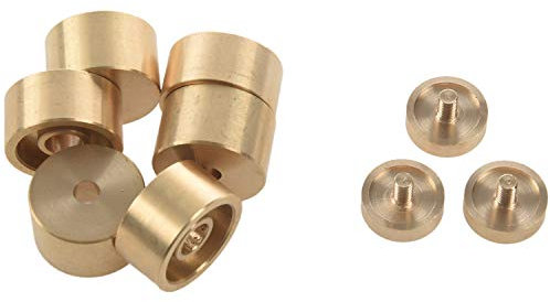 Lobamop 1 Satz Trompeten Ventil Finger KnöPfe Trompete Teile ZubehöR Musik Instrument ZubehöR für Trompete Gold