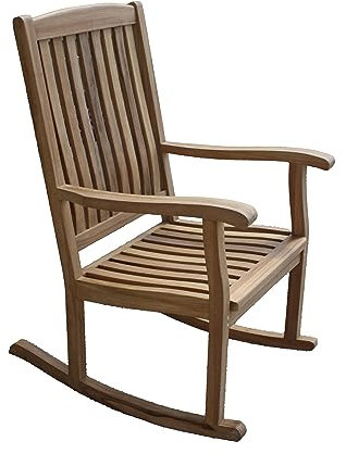 Sustainable Furniture UK Ltd - Marley Teak Rocking Chair | Grade A Teak | Sturdy and Strong