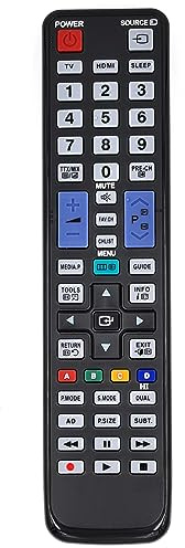 Ersatz Fernbedienung passend für Samsung TV UE32C6000RHXXC | UE32D4010 | UE32D4010NWXTK | UE32D5000 | UE32D5000PWXXC | UE32D5700 |
