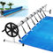 JNGLGO Enrollador de piscina de 3 m – 5,7 m Premium – Sistema de enrollado para lonas solares – Dispositivo de enrollado móvil para láminas de piscina – Sistema de enrollado – Incluye ruedas y cintas