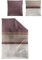 Irisette Mako-Satin Bettwäsche Wave 8563 beere 1 Bettbezug 135 x 200 cm + 1 Kissenbezug 80 x 80 cm