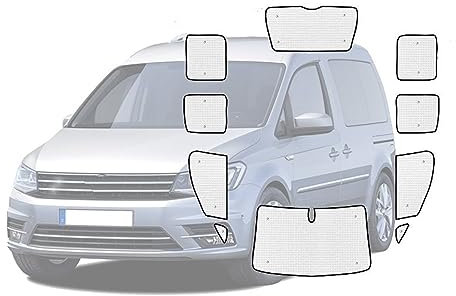 Auto Sonnenschirm Sonnenschutz Vorhang Für VW Für Caddy 2K Für Maxi 2003~2019 Vollständige Abdeckung Sonnenschirme Anti-Uv Auto Sonnenschutz Fenster Sonnenschutz Deckt Auto Zubehör(All Windows)