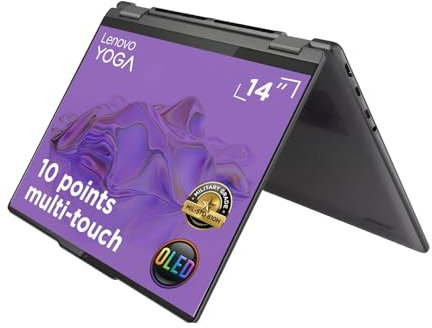 Lenovo Ideapad Yoga 7 14ARP8 14 Notebook, AMD Ryzen 7 7735U, 16GB RAM, 1TB M2 SSD, WUXGA, Touchscreen, Stift, Windows 11 Home, Tastatur QWERTZ Deutsche, Grau