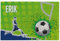 Striefchen® Platzdeckchen mit Namen aus Filz 40 x 30 cm (Fußball)