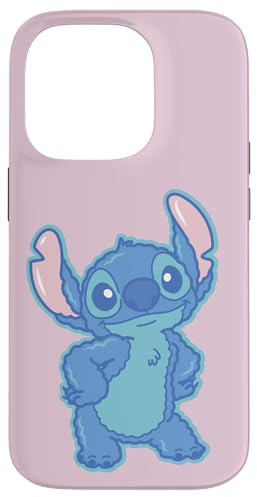 Disney Lilo & Stitch Fluffy Cute Pose Stitch Case for iPhone 14 Pro