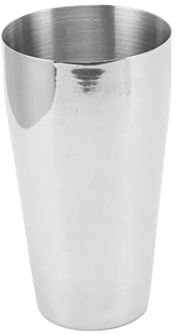 TOPINCN Casas para Beber de Metal de 750 Ml, Taza de Acero Inoxidable Irrompible, Tazas de Mezcla de Batidos Apilables para Cafeterías