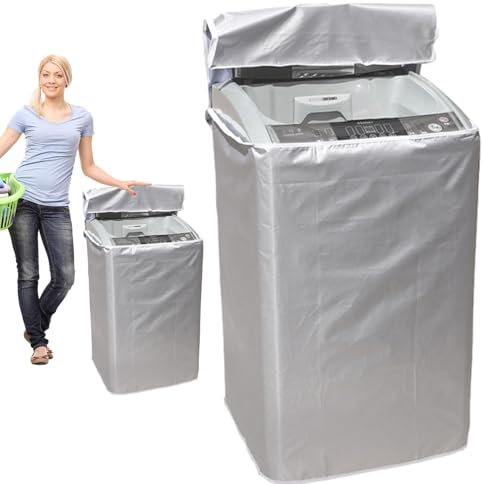 Waschmaschinenabdeckung,Waschmaschinen-/Trocknerabdeckung für Top-und Frontlader-Waschmaschinen/Trockner - Passend für die meisten Toplader- oder Frontlader-Waschmaschinen/Trockner, Allwetterschutz