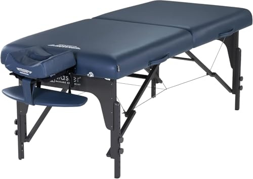 Master Massage Agate Blue Luxus Tragbare Massageliege Montlciar Tisch Perfekt für Lash Beauty, Spa Tisch, Therapie und Tatto