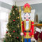 ECOM-CDL - Schiaccianoci gigante in legno da 1,2 m/1,5 m/1,8 m, re/soldato 6 feet King Red K01.