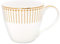 GreenGate Becher Gate Noir Dawn Gold Weiß Porzellan Henkel Kaffeebecher 300 ml