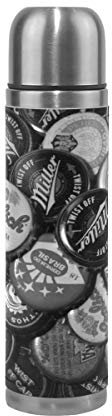 FANTAZIO - Termo para botellas de cerveza, termo para líquidos calientes