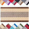 renoazul® Anti Slip Washable Large Door Mat, 60 x 110 cm Heavy Duty Waterproof Indoor Door Mat, Non Slip Carpet Rug for Home, Kitchen and Bedroom Décor (Gel Back Nada Rug - Beige Brown)
