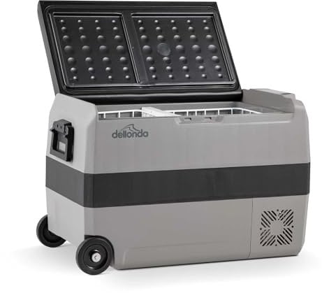 Dellonda 50L Portable Car Fridge, Freezer, 12/24V Dual Zone Compressor - DL14