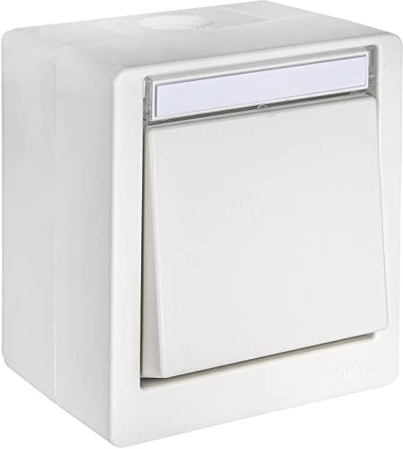 OPUS® RESIST Schalter und Taster Ausführung 3-fach Universalschalter Aus/Wechsel/Taster, Farbe reinweiß