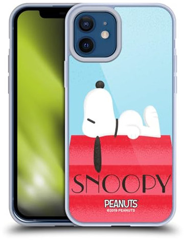 Head Case Designs Licenciado Oficialmente Peanuts Casa Snoopy Deco Dreams Cover Carcasa de Gel de Silicona Compatible con Apple iPhone 12 / iPhone 12 Pro