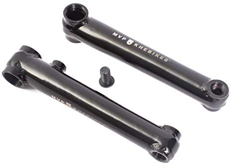 KHE MVP BMX Kurbelarme 48T 4130 CrMo für 19mm Achse 165mm Paar schwarz nur 576g