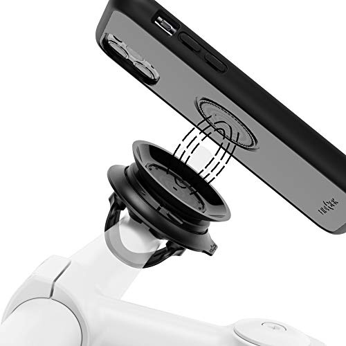 Fidlock Vacuum Set Bicycle Mount for iPhone 11, 12 Pro, 12 Mini, 12 Pro Max, Road Bike Phone Holder, Magnetic Handlebar Mount, Compatible with Smartphones