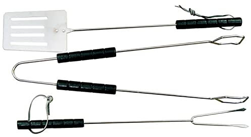 Master Grill Party Set di Posate per Griglia 3 Pezzi Pinze Spatola Forchetta