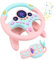 deAO Volant Voiture Enfant Simulateur de Conduite Enfant Volant Porte clé avec de Rotation à 360°, des Fonctions sonores et Lumineuses (Rose)