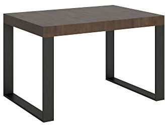 Itamoby, Tecno Premium-Tisch, ausziehbar, Nussbaum, 90 x 130 cm, verlängert, 390 cm