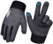 OKIDSO Kinder Winter Handschuhe fahrradHandschuhe Touchscreen - Dick wasserdicht Winddicht rutsch Sport Outdoor Handschuhe warm Fleece laufhandschuh Junge Mädch Geschenke Grau 6-8 Jahre