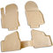 Recambo 3D Gummi Fußmatten kompatibel für OPEL Astra H | BJ 2004-2014 | Auto Gummimatten | Passgenau | mit Rand | beige