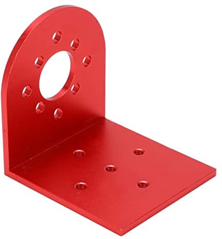 RiToEasysports RC Motor Base, RC Car Metal L Shape Brushless Motor Holder Mount Seat for 4082 5055 Motors with 25mm/30mm Hole Distance Aluminum Alloy Material(red) Car Model Accessory Model Toy