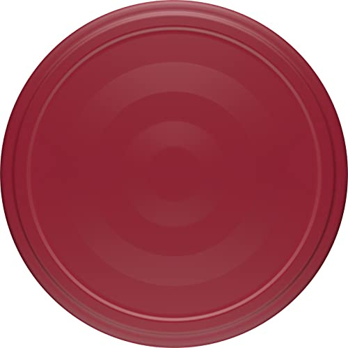Browin 136018 Schraubverschluss dunkelrotfarben Ø 66 – 10 St. Metalldeckel für Einmachgläser, Ersatzdeckel für Einmachgläser, 10 Twist-Off-Deckel