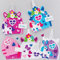 Baker Ross Einhorn Feen Tür Bastelset - 4er Pack, Moosgummi Basteln für Kinder (FC421), sortiert