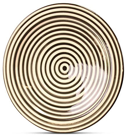 Assiette marocaine Zebra noir Ø 35 cm | Safaary