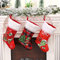 ZDIWOO Weihnachtsstrumpf Weihnachtsstrumpf 45 cm Winter Xmas Große Strümpfe Süßigkeiten Geschenk Socken Weihnachten Ornament Dekorationen