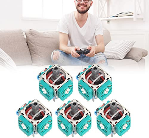 3D Analog Sensor Wheel Thumb Sticks Joystick Rocker Module Replacement For Handle, 5Pcs 3D Analog Stick Joystick Replacement