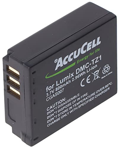 Akku kompatibel mit Panasonic Lumix DMC-TZ1 Akku Panasonic CGA-S007, CGA-S007E, DMW-BCD10