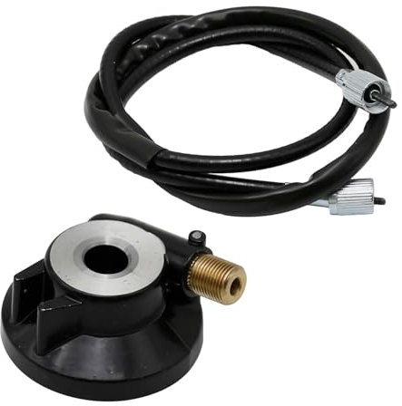 UOIENRT 12 mm Moped-Tacho-Kabel, Tachoantriebsgetriebe mit 100 cm Kabel, Ersatz für GY6 50 cc 150 cc Roller