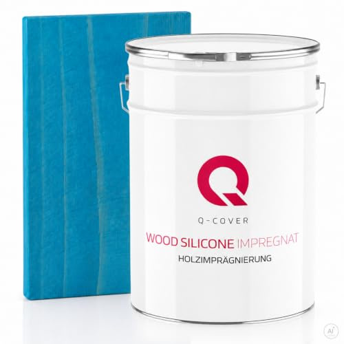 Q-COVER HOLZIMPRÄGNIERUNG Hellblau D110 10L - Silicon Holzschutz