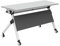Konferenztisch Klappbar Stahl Holz Klapptisch, Multifunktionaler Büro Klapptisch mit Rollen und Stopper, für Konferenzräume Schulungsräume(120 * 40 * 75cm)