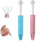 2 Stück Piercing Zange Schmuck Pinzette mit 4 Klauen Schmuck Pick up Werkzeug Anti-Rutsch Schmuck Aufhebwerkzeug für Edelsteinabholung, Pick up Piercing Kugel
