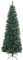HOMCOM Künstlicher Weihnachtsbaum 210cm mit 687 Zweigen, hoher und schmaler Weihnachtsbaum mit klappbarem Sockel, grün