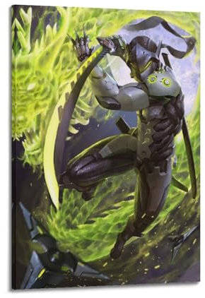 DGYKJTYDW Overwatch-Poster, dekoratives Gemälde, Leinwand, Wandposter und Kunstdruck, modernes Familienschlafzimmer, Dekoration, Poster, 40 x 60 cm