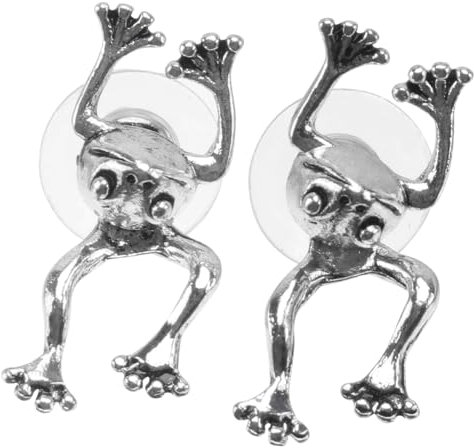VALICLUD 1Paar Vintage Frösche Ohrringe Für Frauen Dangler Ohrschmuck Klassische Ethno Ohrstecker Partys Besondere Anlässe