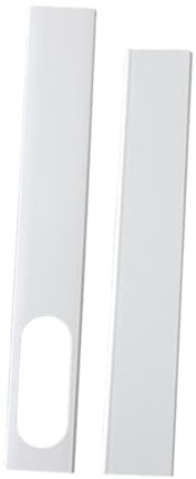 pistro Lot de 2 plaques d'étanchéité universelles en PVC pour fenêtre coulissante, facile à installer, kit de joint AC portable