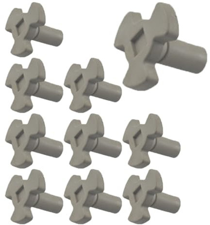 10 piezas de plato giratorio de vidrio con forma de Y para microondas para la mayoría de hornos de microondas