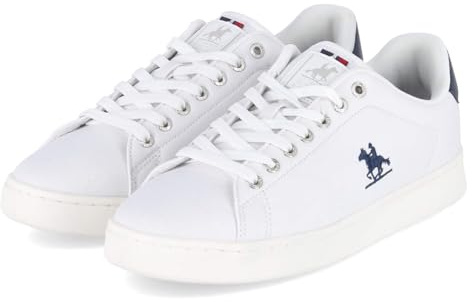 U.S. Grand Polo GPM514001-1032 SP Schnürhalbschuh Canvas Herren in weiß - Gr. 41